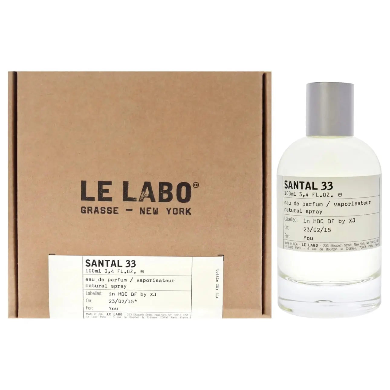 LE LABO SANTAL 33 EAU DE PARFUM SPRAY For Unisex 100ML Velamy Luxury