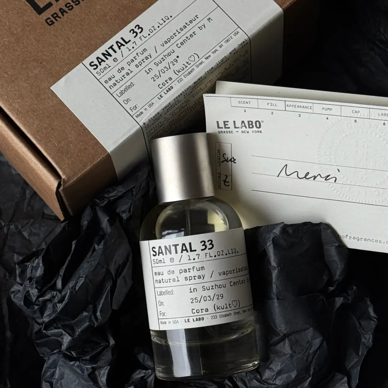 LE LABO SANTAL 33 EAU DE PARFUM SPRAY For Unisex 100ML Velamy Luxury