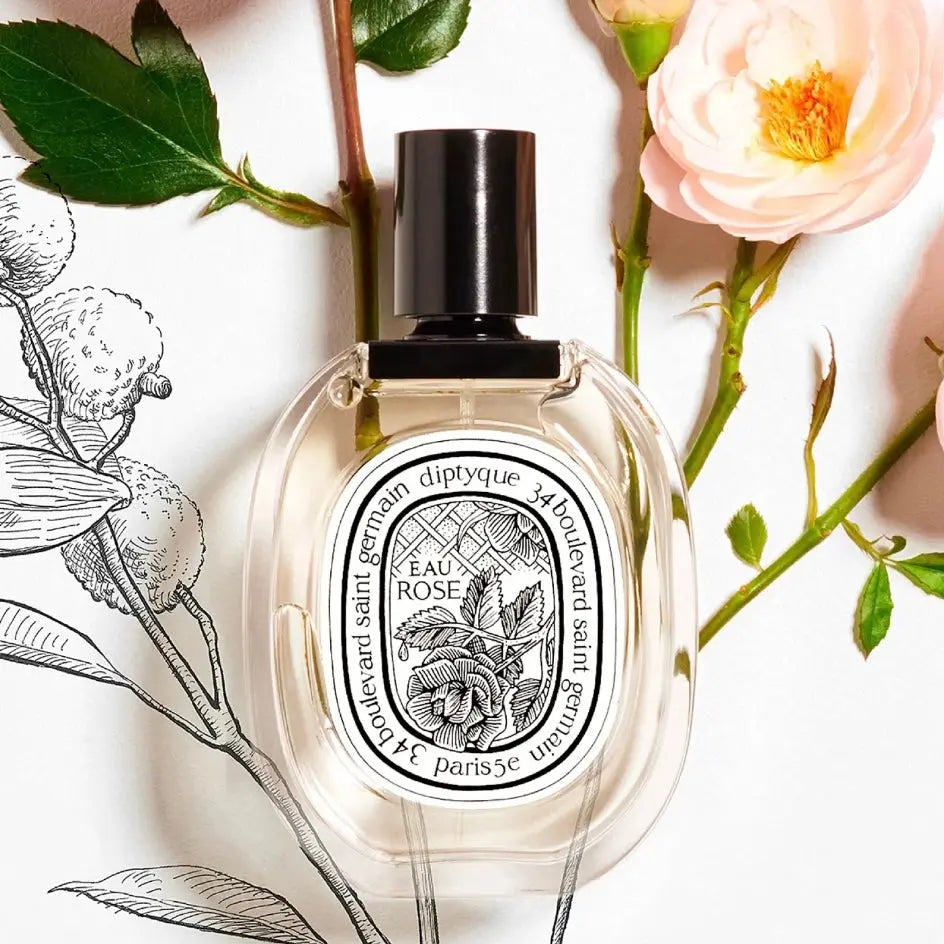 DIPTYQUE EAU ROSE EAU DE TOILETTE For Women 100ML Velamy Luxury