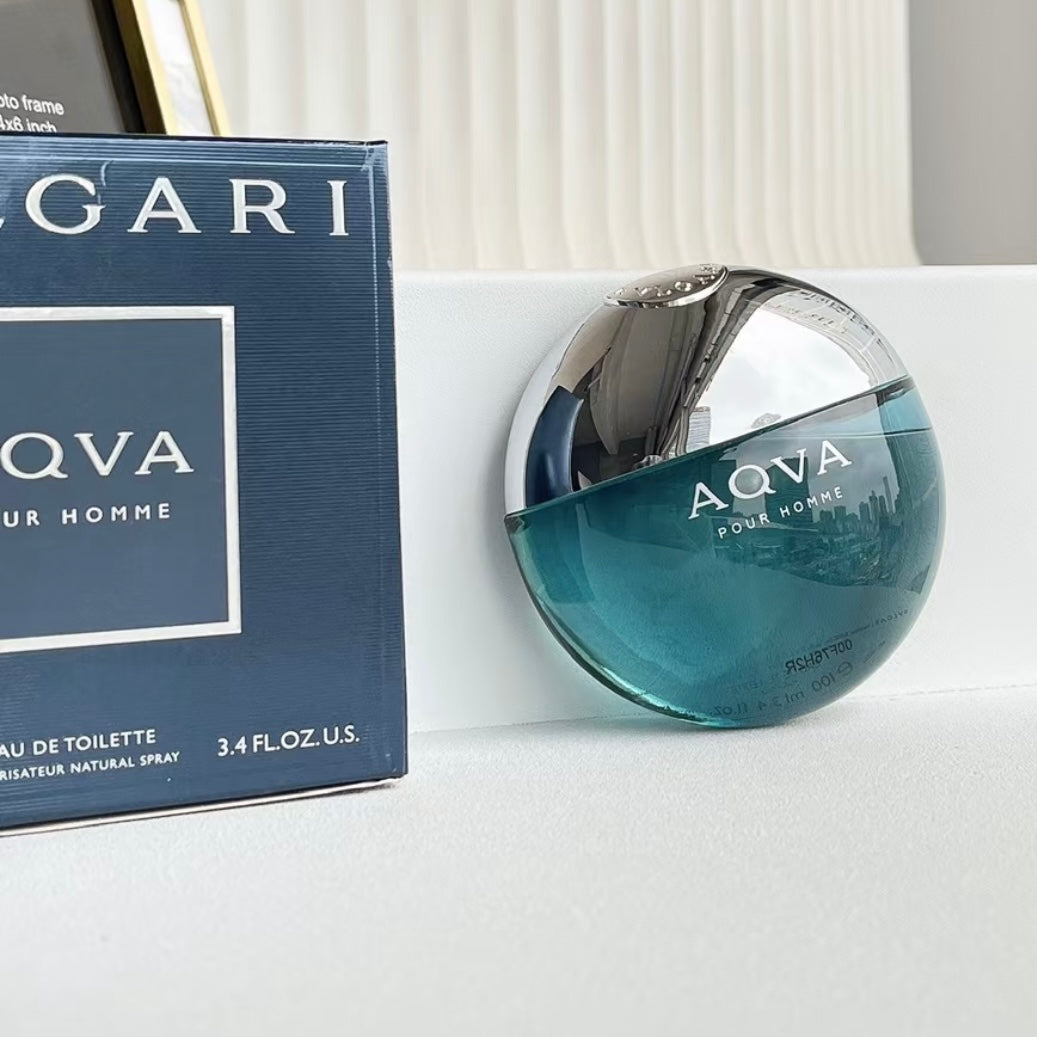 BVLGARI - Aqva Pour Homme Eau De Toilette Spray FOR MEN 100ml/3.4oz Velamy Luxury