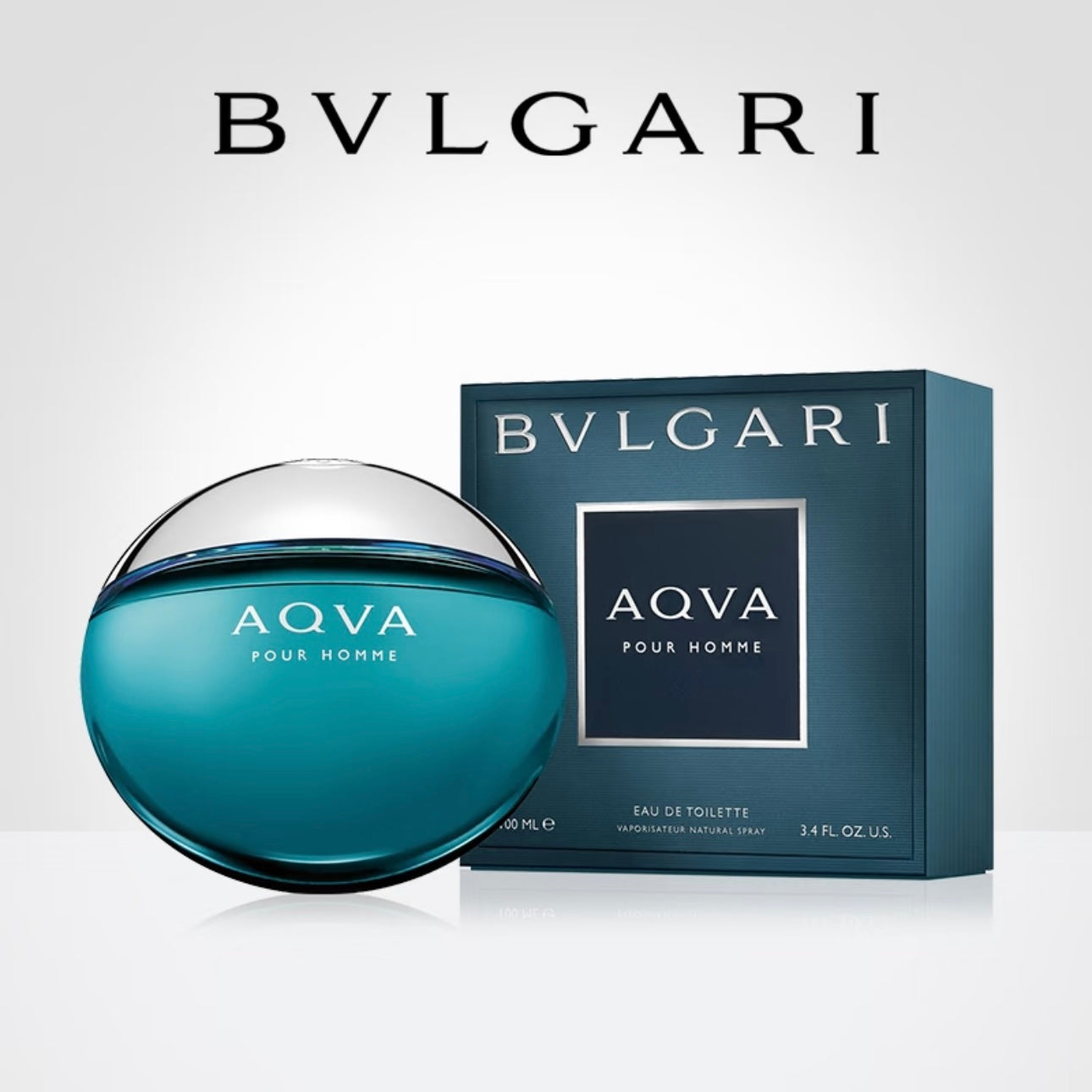 BVLGARI - Aqva Pour Homme Eau De Toilette Spray FOR MEN 100ml/3.4oz Velamy Luxury